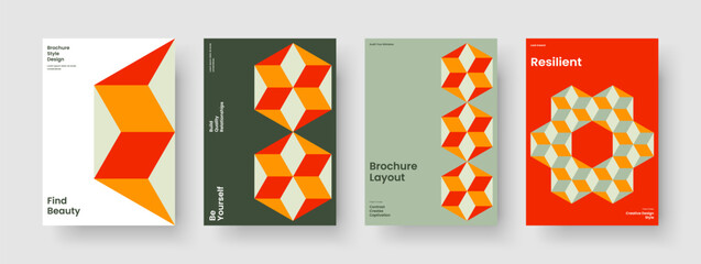 Modern Book Cover Design. Isolated Flyer Layout. Geometric Background Template. Report. Banner. Brochure. Poster. Business Presentation. Leaflet. Advertising. Portfolio. Magazine. Journal