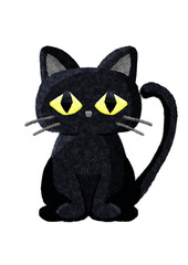 黒猫のイラスト