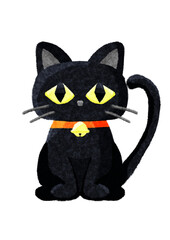黒猫のイラスト