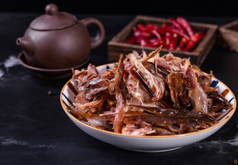 Zhumadian Runan county specialty food dried rabbit