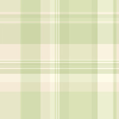 Hipster check plaid seamless, decorating texture background tartan. Reel fabric pattern textile vector in light and beige colors.