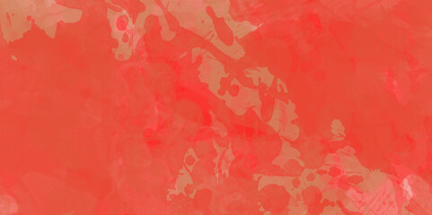 Colorful abstract red grungy background with scratches and brush stroke, red watercolor illustration made by hand isolated pastel background copy space abstract bright colorful background for design.