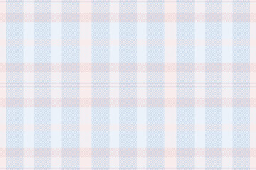Mosaic textile tartan texture, present check seamless plaid. Doodle pattern vector background fabric in white and light colors.