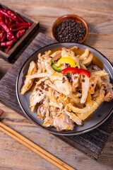 Zhumadian Runan county specialty food chili chicken