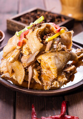 Zhumadian Runan county specialty food chili chicken