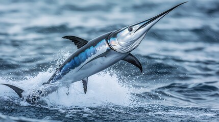 Fototapeta premium Majestic Marlin in Flight