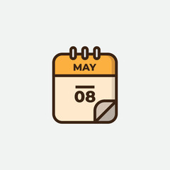 Calendars icon vector template, vector illustration design