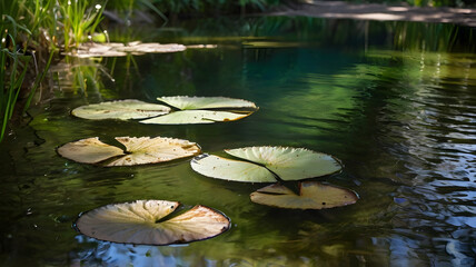  a clear pond