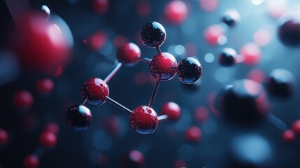 Molecular Structure of Organic Compounds in Vivid Color