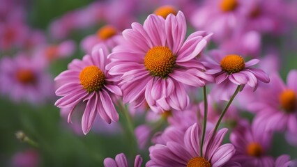 Obraz premium pink and white daisies