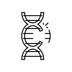 Genetic Engineering icon vector stock illustration