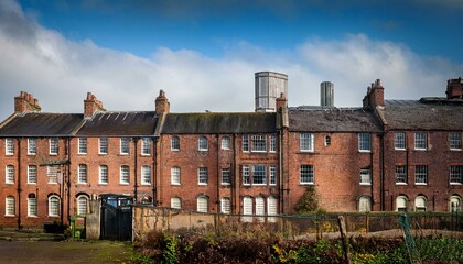 Fototapeta premium british industrial revolution slums, AI generated