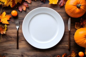 Autumn Feast Table Setting