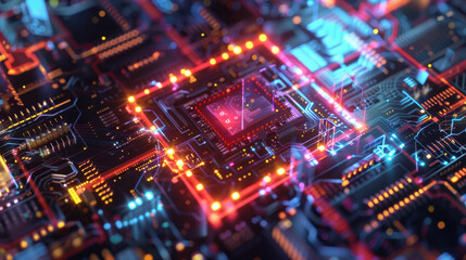 Quantum computing mechanics technology technology hardware machine learning background