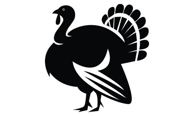 Turkey Silhouette vector art