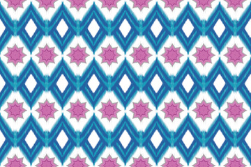 seamless pattern ikat