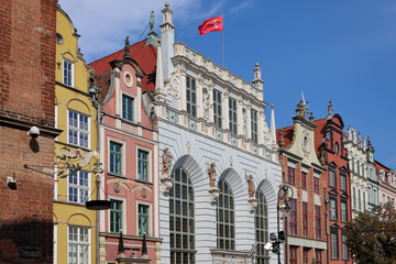 Kamienice na starym mieście w Gdańsku lato 2024 © MR. Stanek