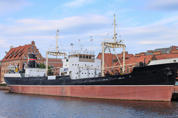 Gdańsk stare miasto widok statki  © MR. Stanek