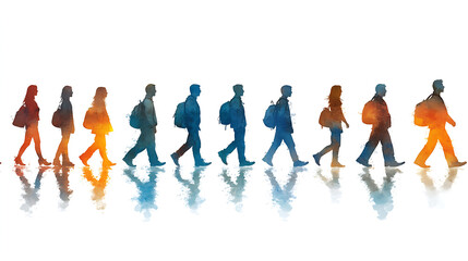 Obraz premium group of people