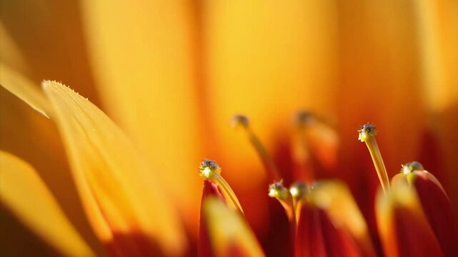 blooming yellow flower, close-up
