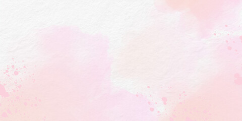 Abstract watercolor wash pastel pink texture background