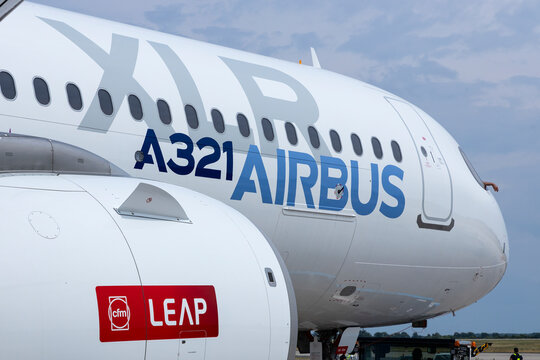 Airbus A321 XLR test aircraft equipped with CFM Leap jet engine
