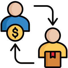 Business To Consumer Icon