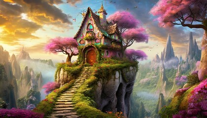 Fototapeta premium fairy tale house