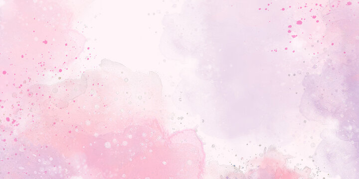 Abstract watercolor wash pastel pink texture background