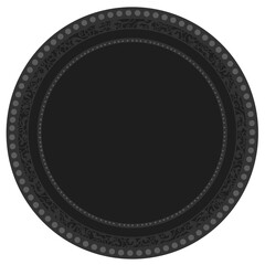 Floral ornamented frame; old style ornate decoration