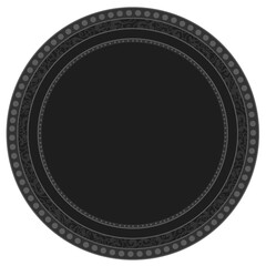 Floral ornamented frame; old style ornate decoration