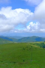 landscape with clouds