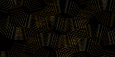 Abstract golden  neon geometric light  technology digital hi tech concept background. Vector illustration abstract graphic design banner pattern presentation background web template.