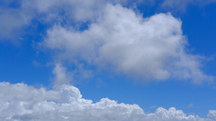 blue sky with clouds