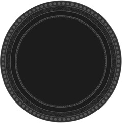 Floral ornamented frame; old style ornate decoration