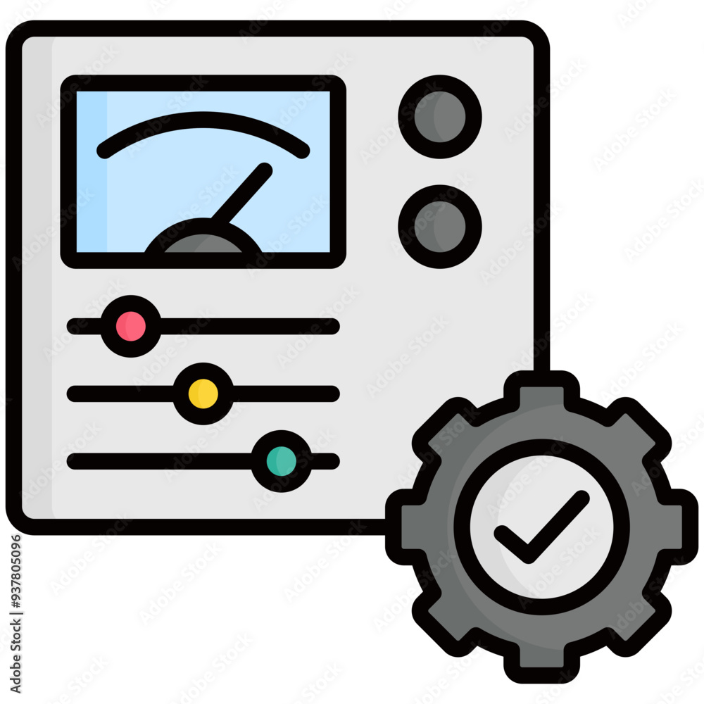 Sticker control system icon