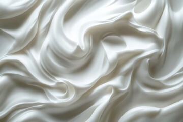 Obraz premium Cosmetic Product Background White Lotion Cream Texture