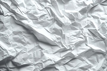 Obraz premium Crumpled Lined Paper with Blank Surface, Background Texture