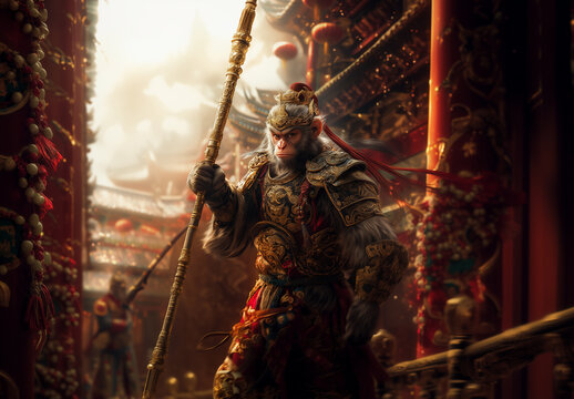 Sun Wukong Image Illustration

