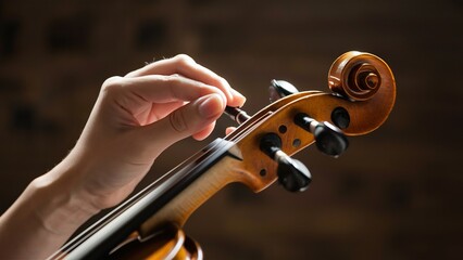 Adjusting Violin Pegs with Gentle Precision