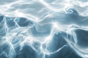 Obraz premium Surface Texture of White Transparent Water with Natural Ripple Background