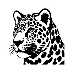Leopard head vector icon