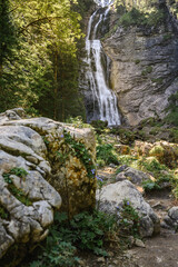 Obraz premium Kenzenwasserfall