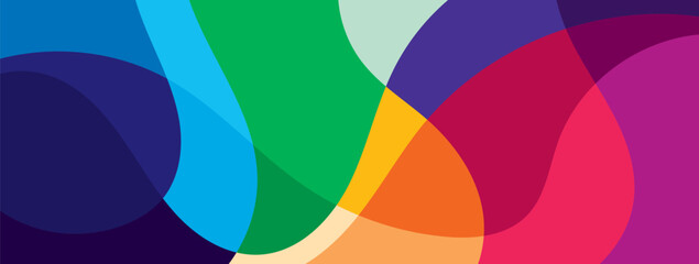 Obraz premium Abstract dynamic shape background vector design. Wallpaper for banner, magazine, social media, creative album, art cover editable layout illustration template. 