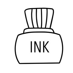 ink bottle doodle 