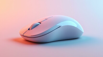 Sleek Wireless Computer Mouse: A Modern Tech Accessory for Enhanced Productivity