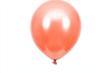 Bright and shiny coral balloon, perfect for parties, celebrations, and events. Adds a touch of joy and color to any occasion.