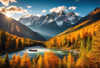 Obraz premium explore breathtaking landscapes featuring thrilling outdoor experiences most stunning environments, nature, scenery, view, adventure, park, trail
