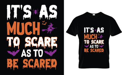 Halloween t-shirt design costume creative Eye-catching high-quality Illustration Black cat Pumpkin, Scary trendy graphic badge typography quote t-shirt design vector. Ready for print, tee, template