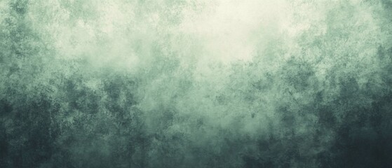 Obraz premium Vintage Blurred Mint Green Background with Diffused Light and Grainy Noise